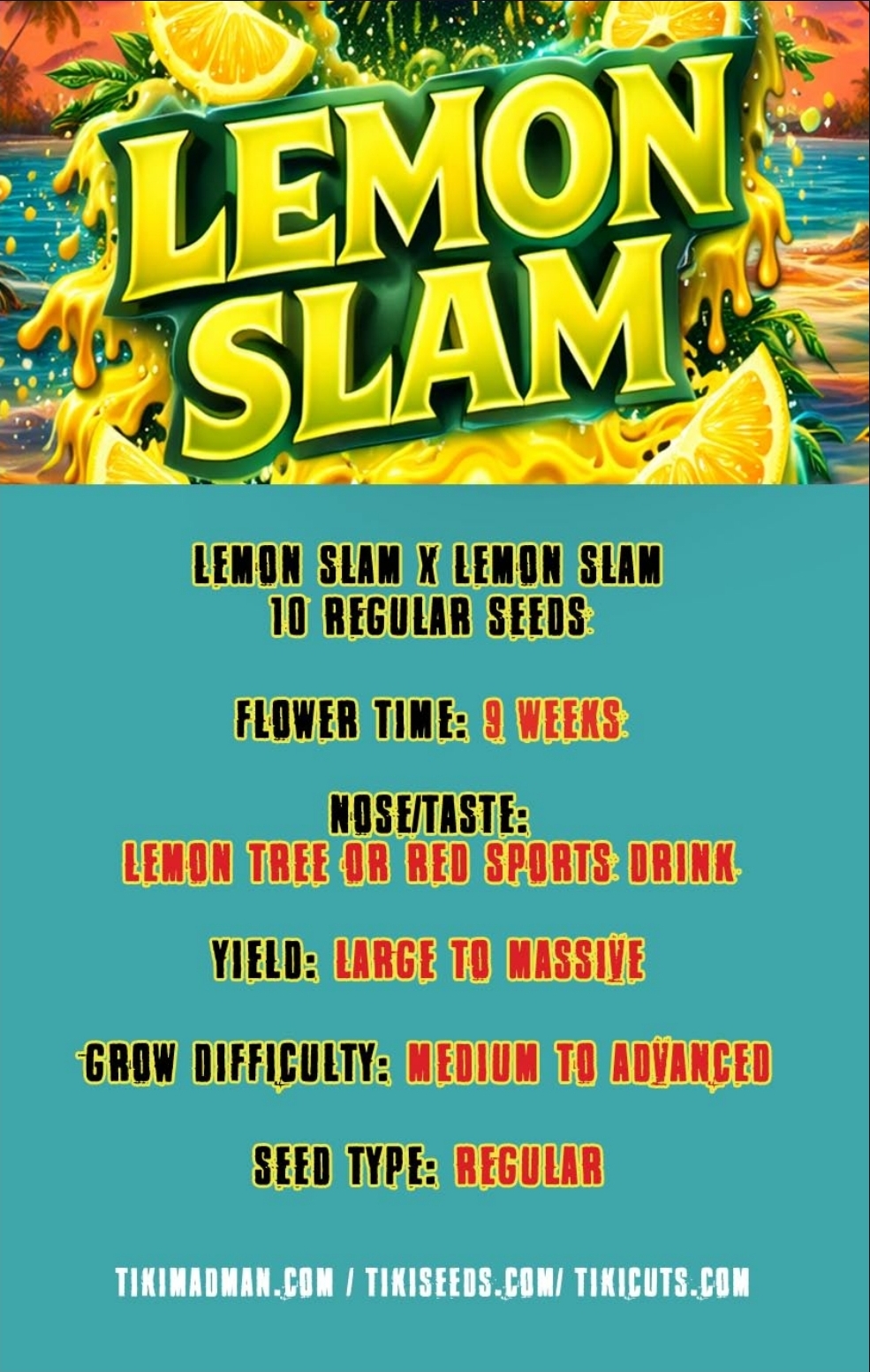 Lemon Slam Bucket Hat PROMO | Tiki Seeds